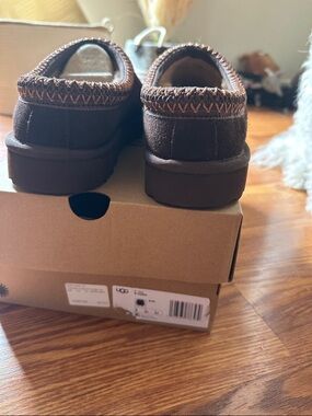 UGG Chocolate Brown Suede Slip-Ons